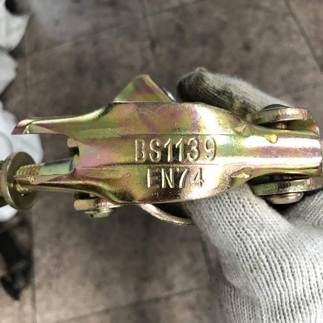 BS1139 pressionado andaimes de andaimes Golvanizados Gollvanized Couplador