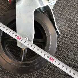 Fornecer anda de andaimes de borracha Roda de lançador