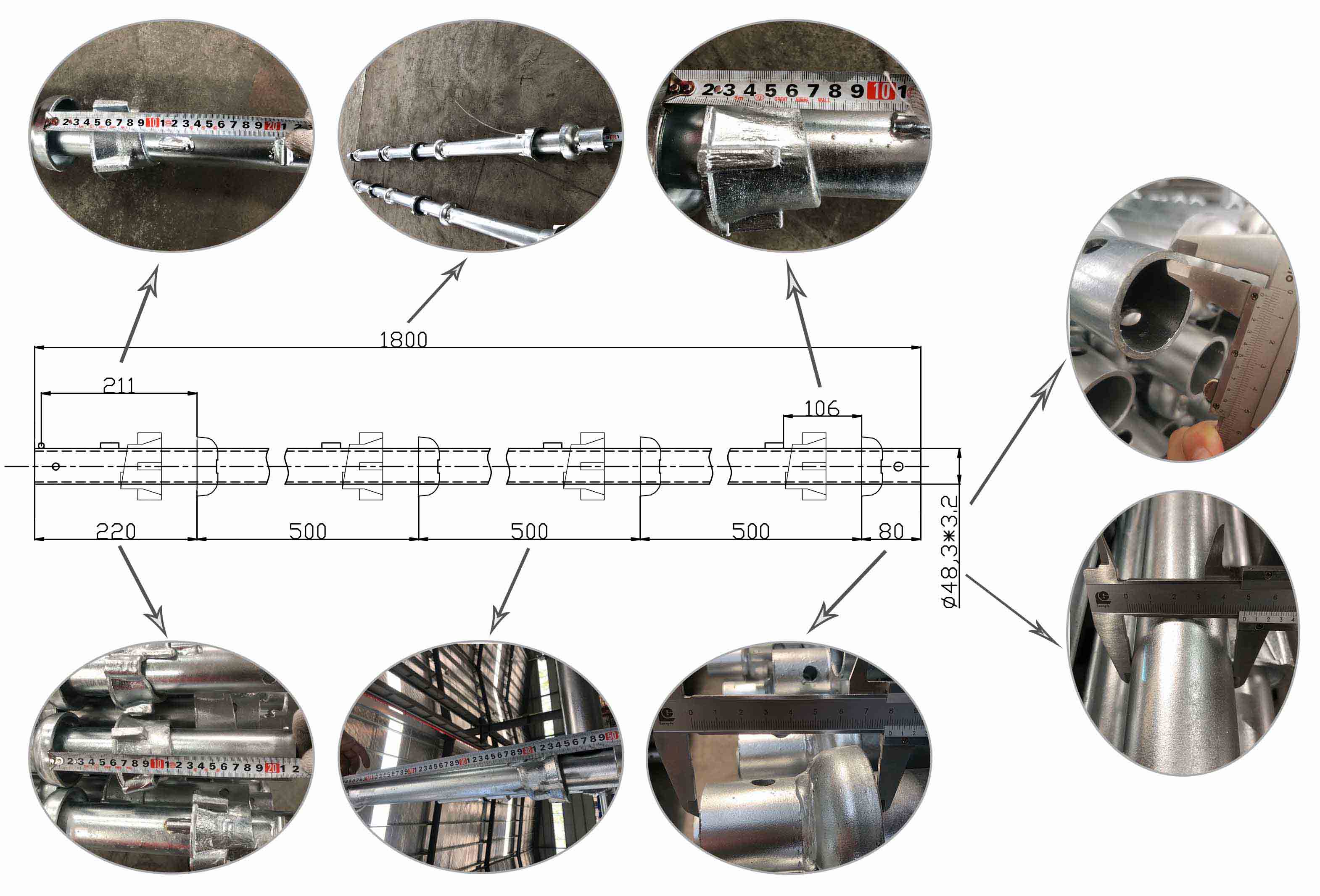 EK Cuplock Staffolding Inspeção
