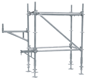 Sistema de andaimes de aço de aço galvanizado