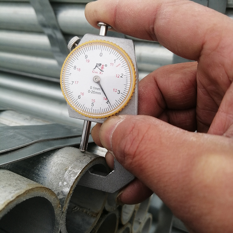 tubo de andaime de andaime de espessura 