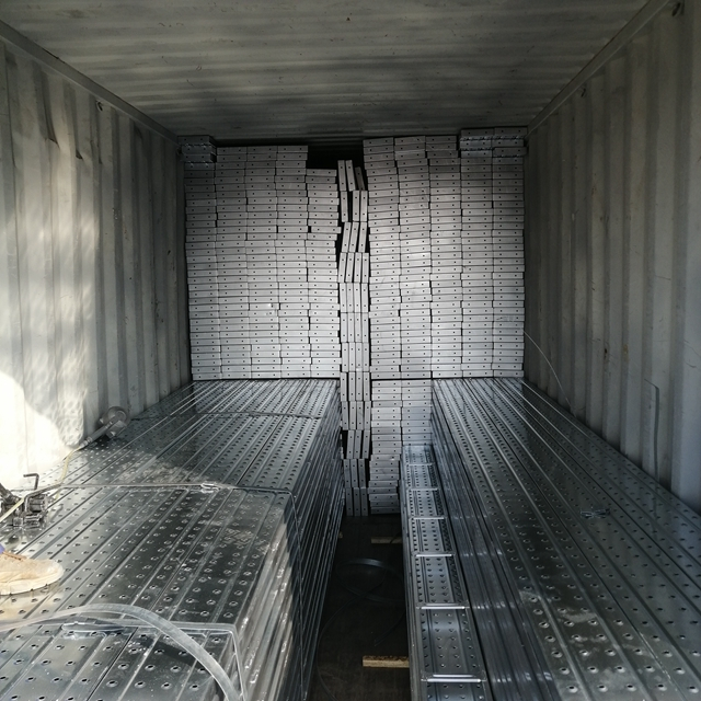 Placas de caminhada de andaimes de aço galvanizado para construção