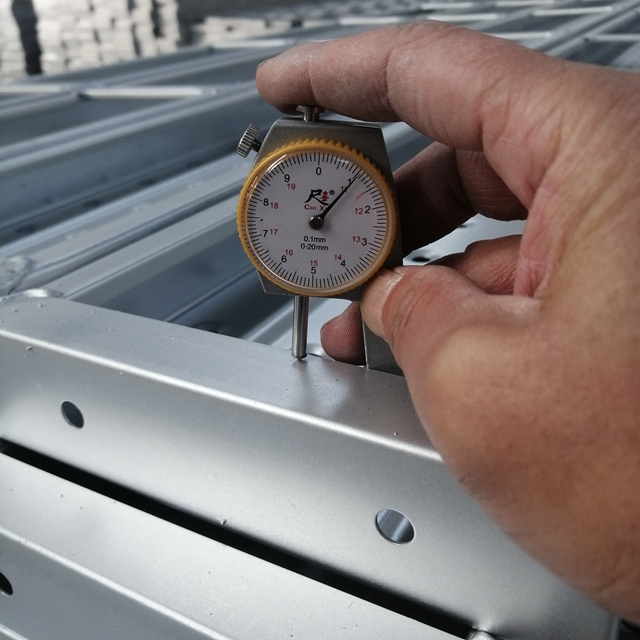 1,0 mm de espessura de andaimes galvanizados placas de caminhada para construção