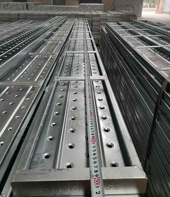 Placas de caminhada galvanizada de convés de metal