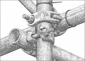 Principais benefícios de vários acopladores de andaimes