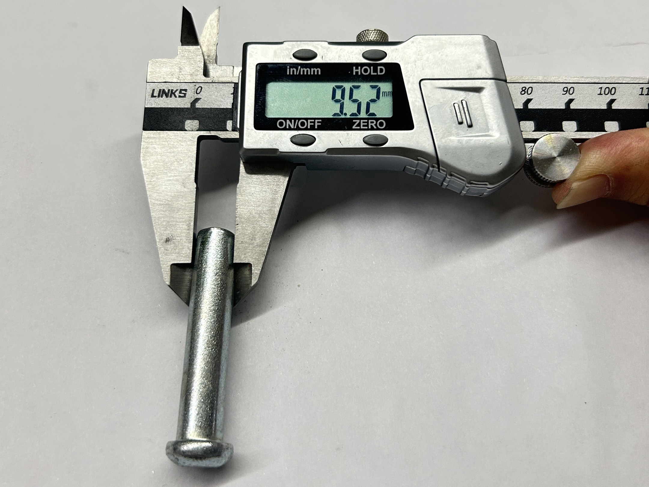 Tamanho do rebite do acoplador de andaime 