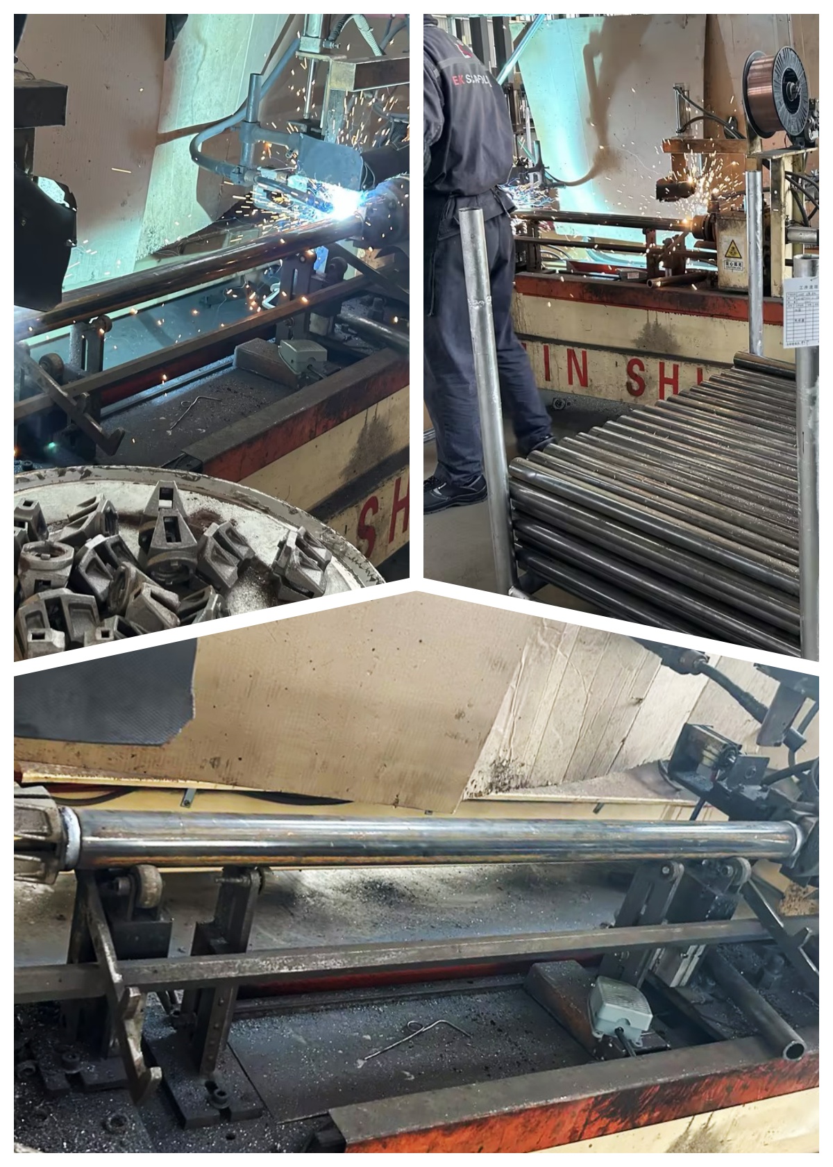 soldagem autom&aacute;tica ringlock horizontal 