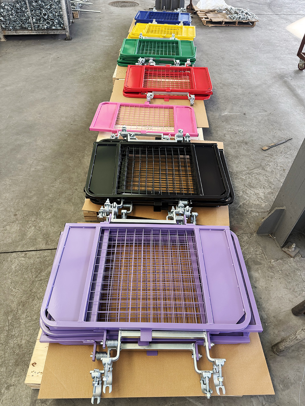 Port&atilde;o de andaime personalizado