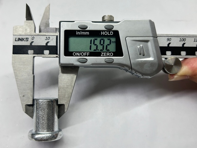 Tamanho do rebite do acoplador de andaime americano