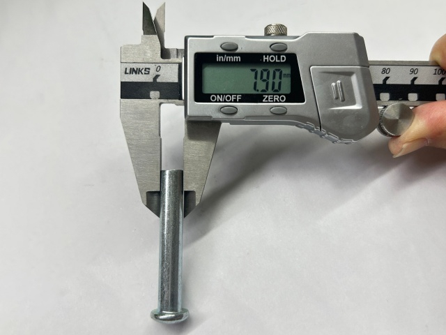 Tamanho do rebite do acoplador de andaime alem&atilde;o