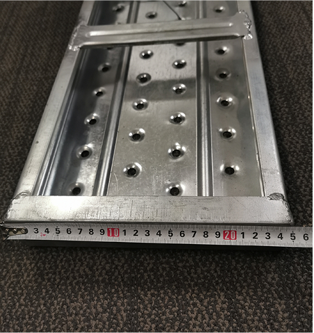 Pranchas de aço de andaimes de 250 mm