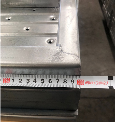 240x38x3000 Planta de andaimes