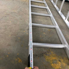 Andaime de alumínio de 4m escada vertical