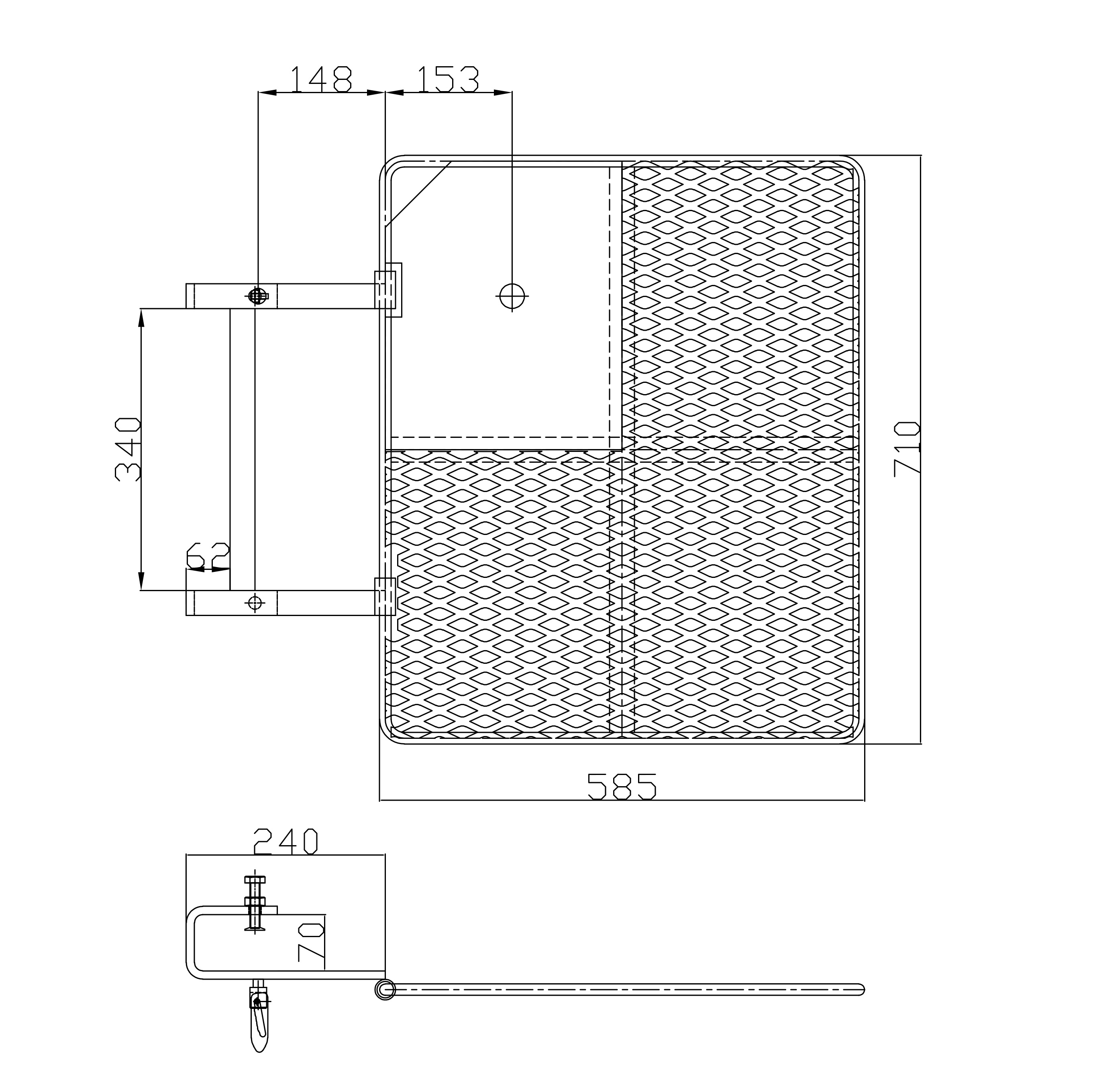 Armadilha de andaimes revestidos a p&oacute;