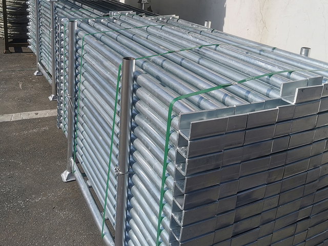 Traseiro galvanizado de andaimes