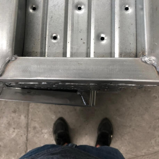 BS1139 fechou as placas de caminhada de andaimes galvanizados