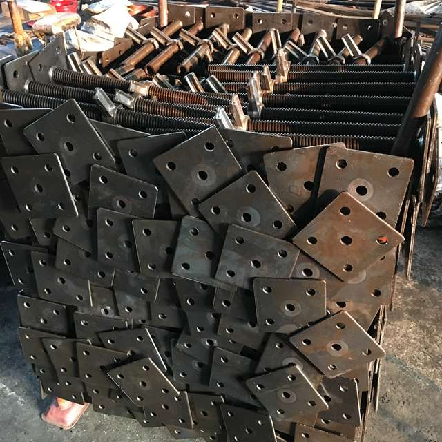 Jack de parafuso sólido ajustável andaimes para construção