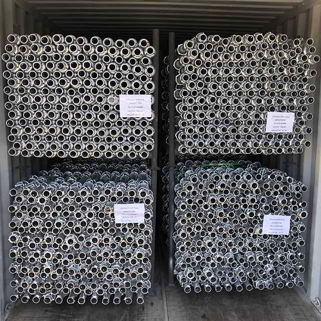 Sistema de andaimes vertical de CuPlock de 1,0m HDG