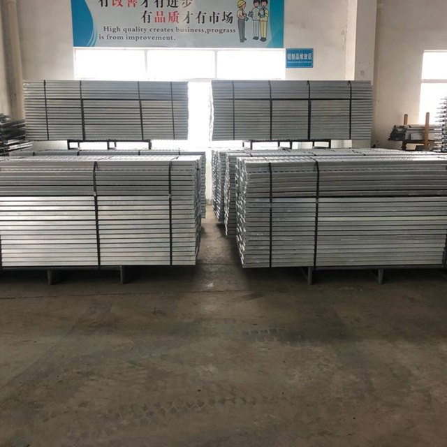 Placas de caminhada de andaimes HDG de 240 mm para BS1139