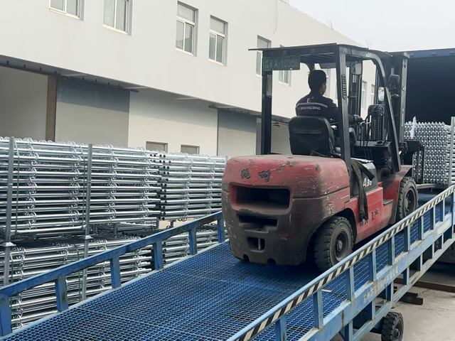 Sistema de andaimes de toque