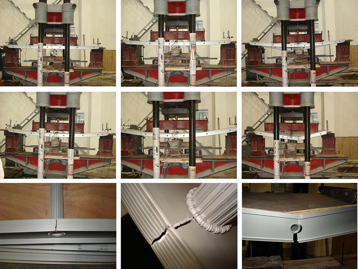 Placas de caminhada de alumínio