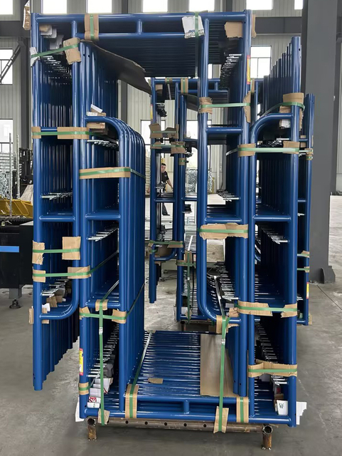 Sistema de andaimes de quadros