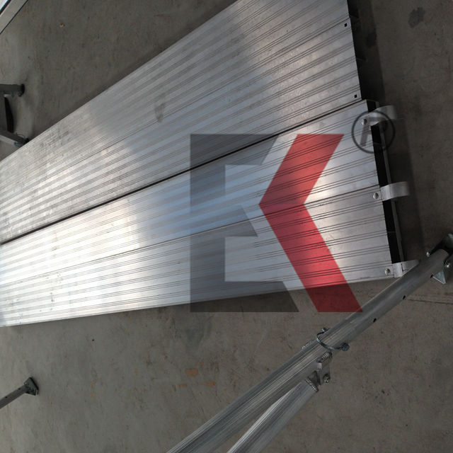 Placas de caminhada de andaimes de alumínio e decks de metal