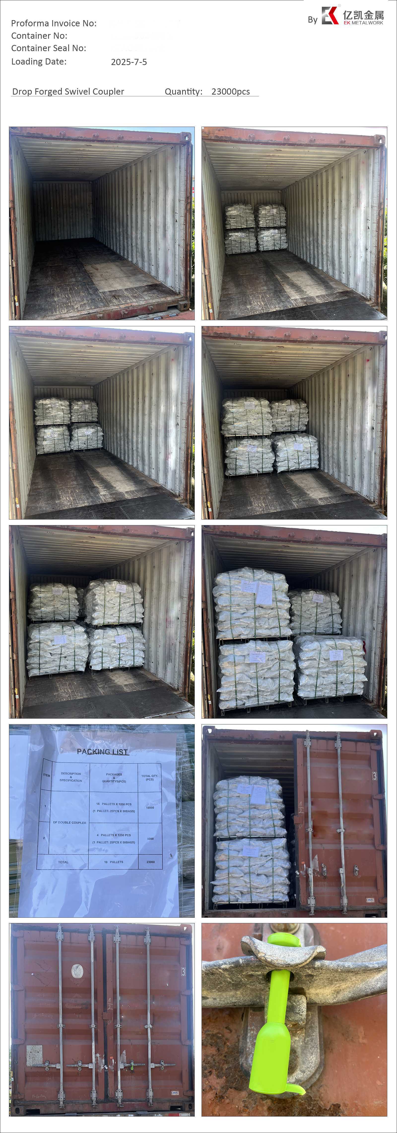 Acoplador girat&oacute;rio forjado em queda