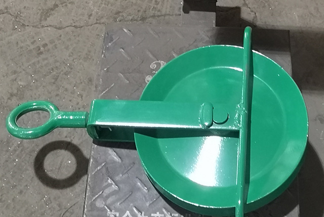 Acessórios de andaimes aço de aço pintado de gin roda