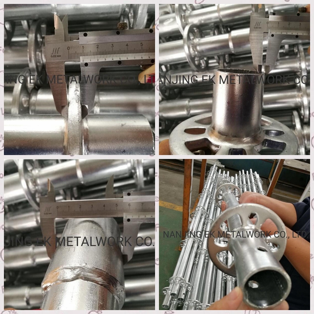 Padr&atilde;o de a&ccedil;o galvnizado para andaimes de andaime1 