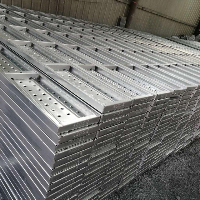 Placas de caminhada de aço de aço galvanizado de suporte quadrado