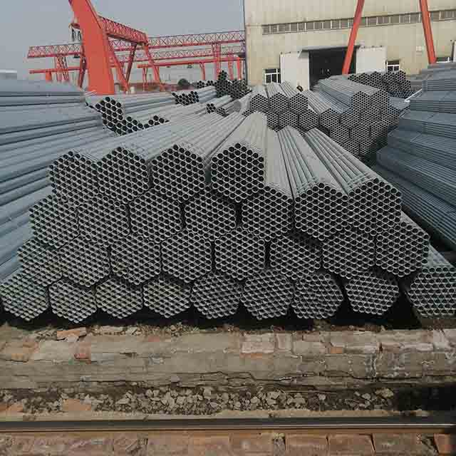 Tubo de andaimes de aço galvanizado