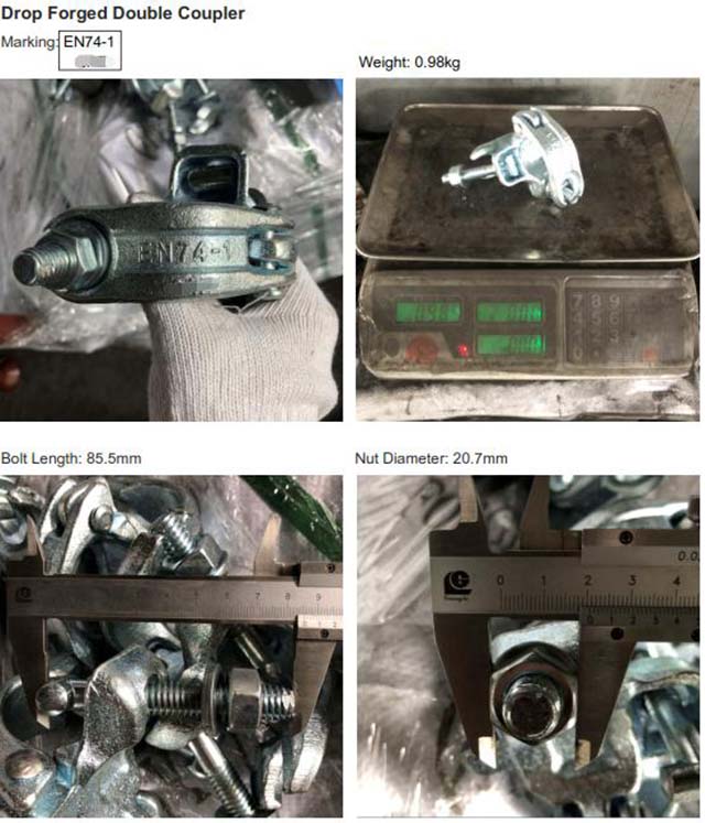 Drop forged duplo acoplador 06