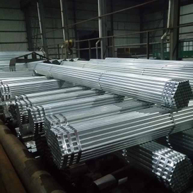 Tubo de andaimes padrão britânico tubo de aço galvanizado a aço galvanizado