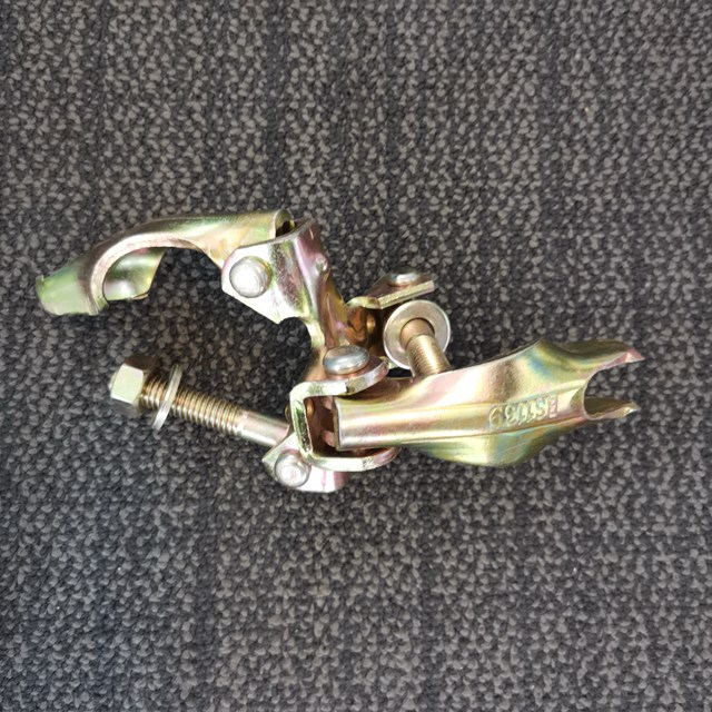 BS1139 Pressionou andaimes galvanizados duplo acoplador