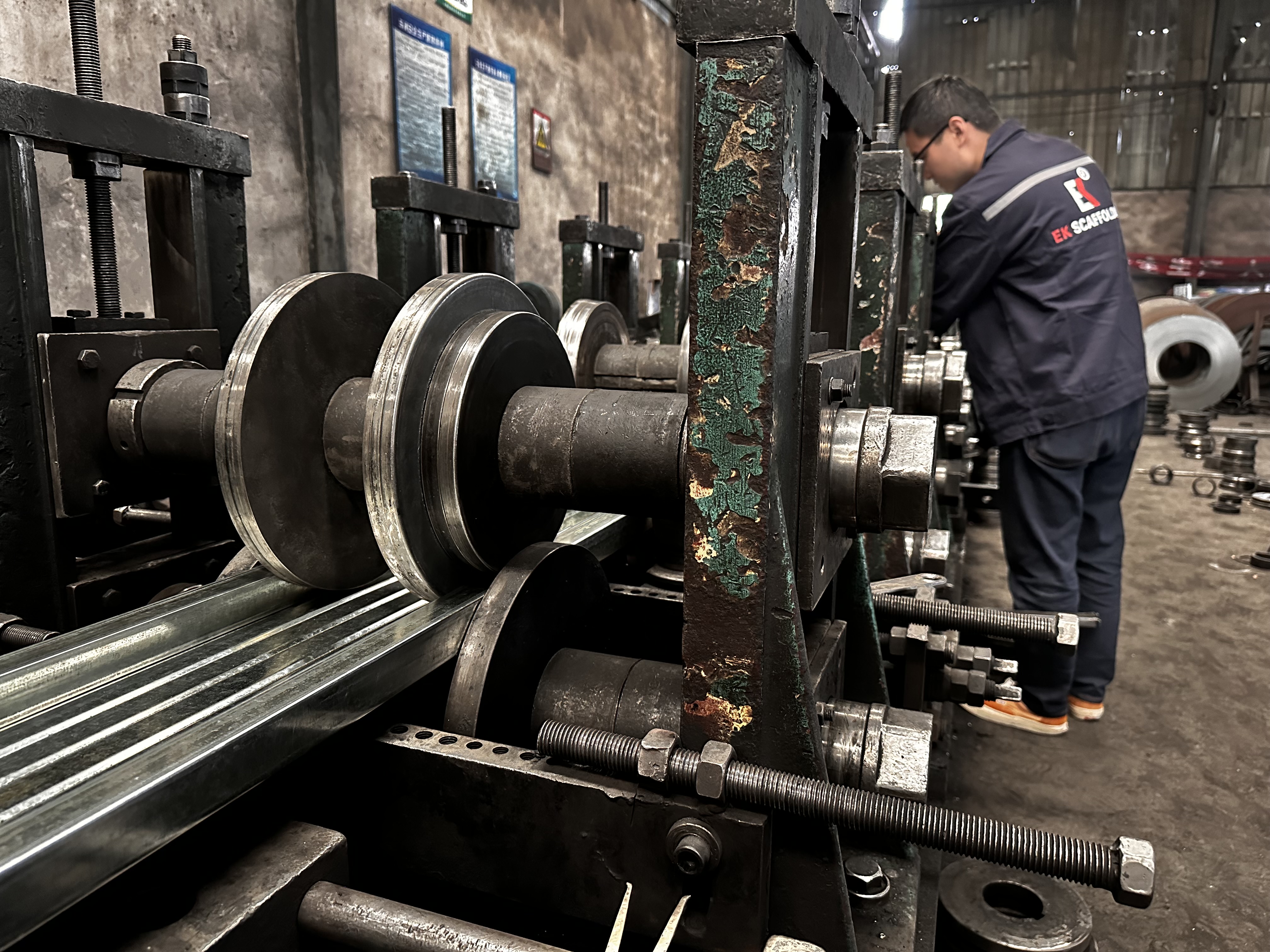 Placa de caminhada de andaimes