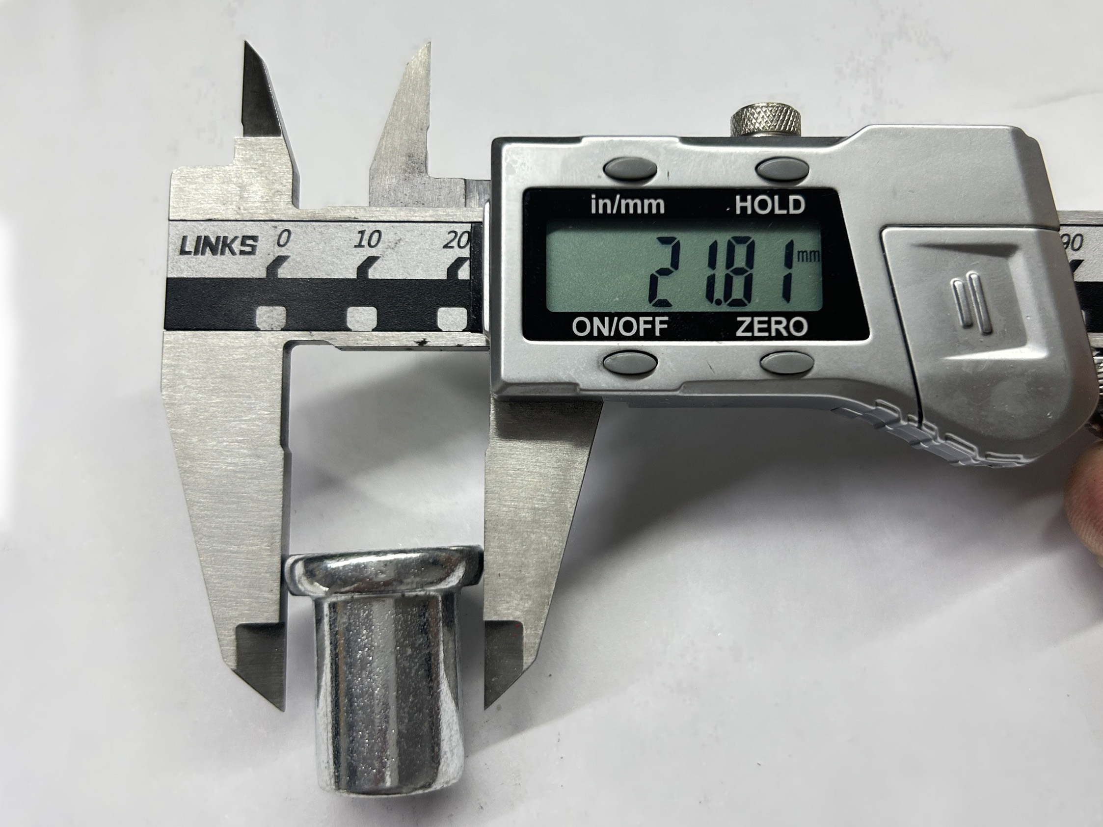 Tamanho do rebite do acoplador de andaime 