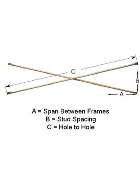 Punch Hole Standing Cross Brace