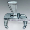 Braçadeira prateada para cofragem Wedge-Lock